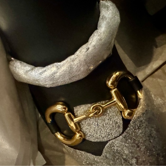 New in box Gucci Horsebit & Chain Leather Chelsea boots - Picture 6 of 8